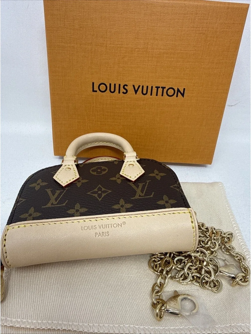 Louis Vuitton Nano Alma Monogram Card Holder NIB